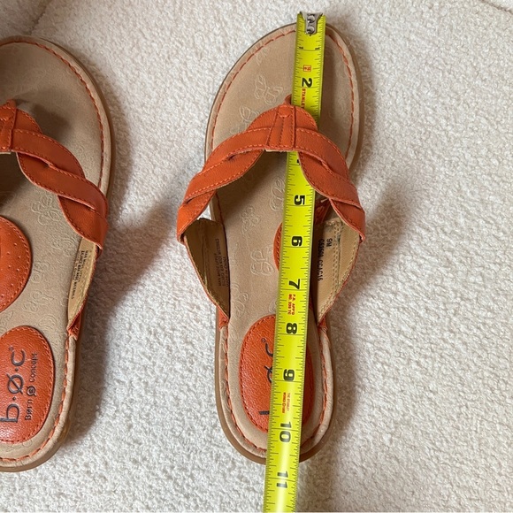 BOC Born Orange Braided Thong Sandals Flip Flops Women’s Size 9 - Picture 14 of 14